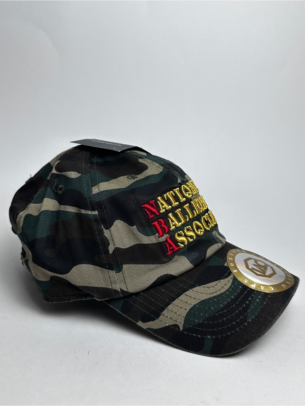 Culture Network TV National Ballers Association Camo Embroidered Hat Cap NWT